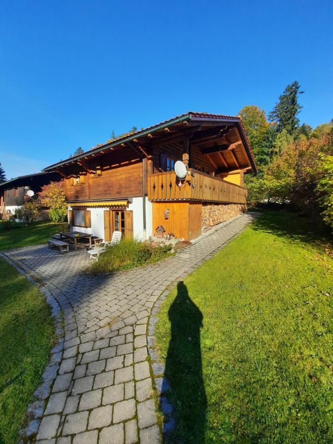 Hüttenzauber Ferienwohnung mitten im Nationalpark Lindberg Exterior foto